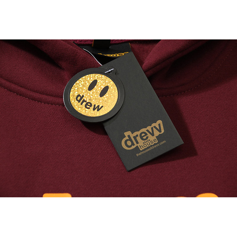 Drew House Hoodie Unisex Loose Casual Fleece Hoodie