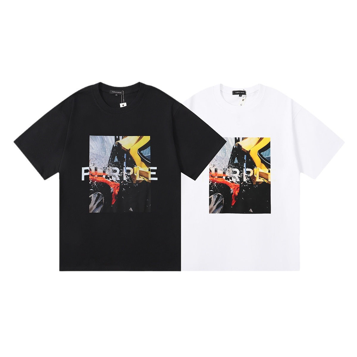 PURPLE  fashion T-shirt