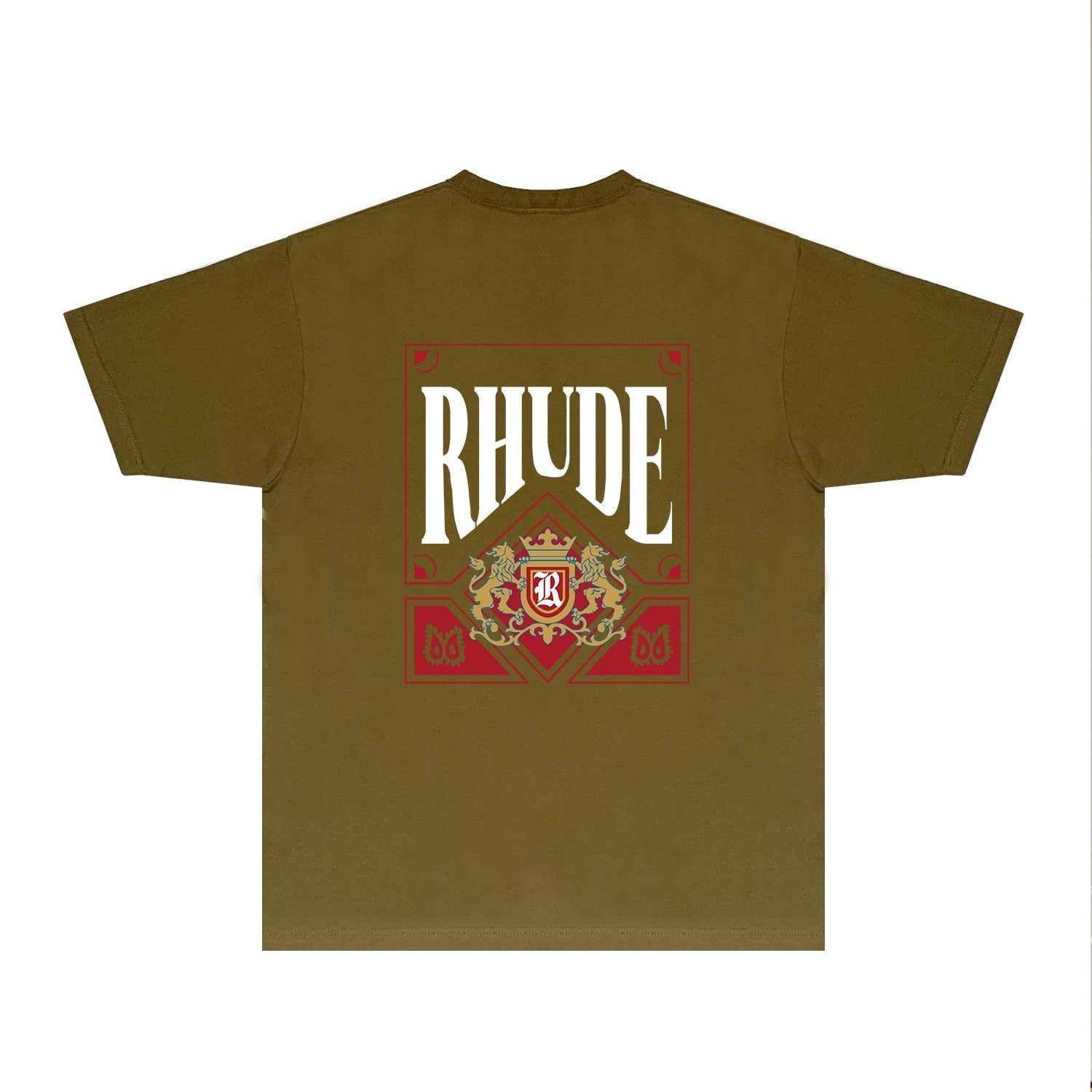Rhude T-shirts Printed Trendy Pure Cotton