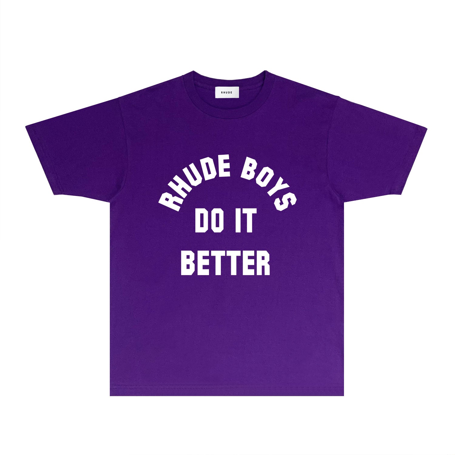 Rhude T-shirts Printed Trendy Pure Cotton