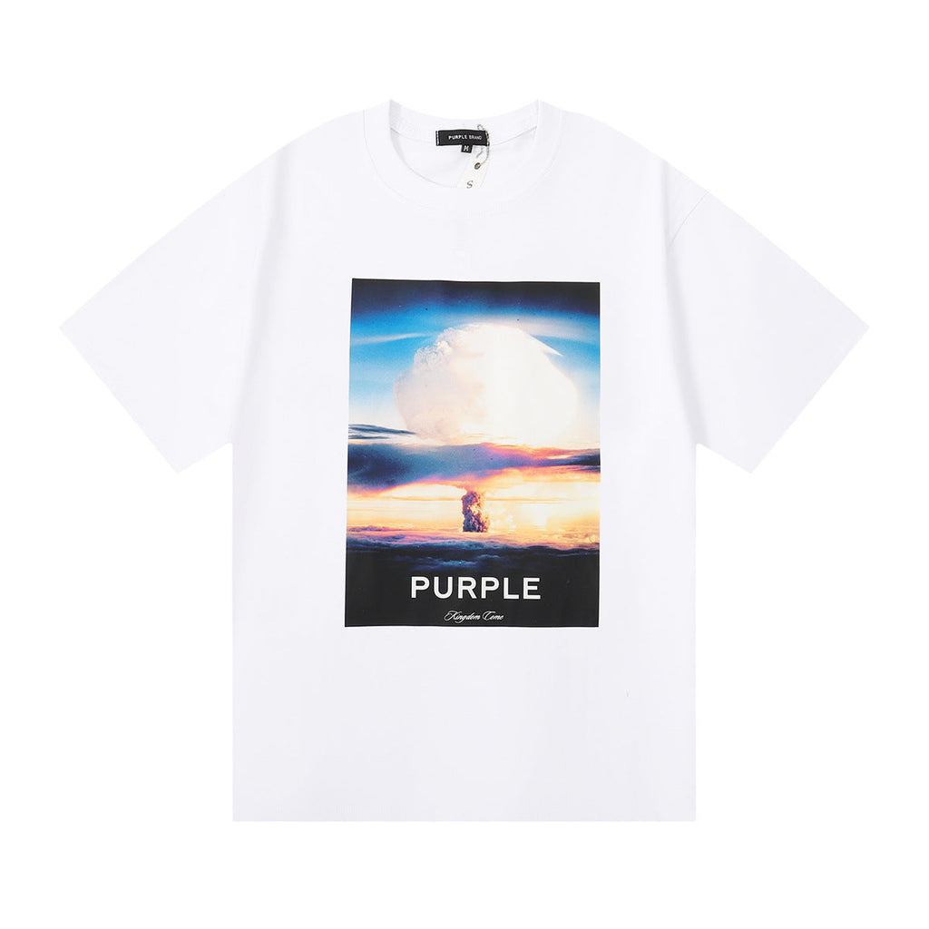 PURPLE  fashion T-shirt