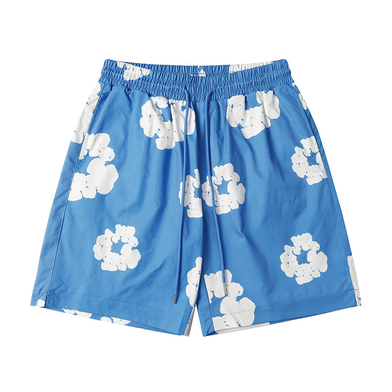 Denim Tears Shorts flower woven