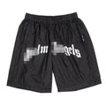 Palm Angle Shorts Palm Angels Letter Logo Casual Shorts Men's and Women's Sports Shorts