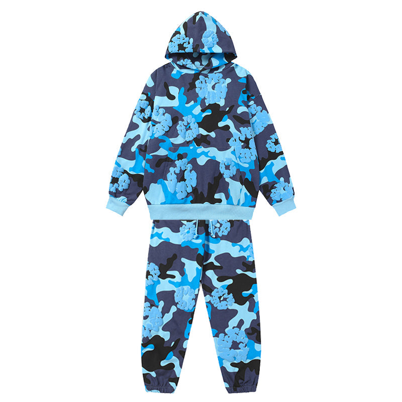 Denim Tears Hoodie & Sweatpants 2 Piece Set Camouflage