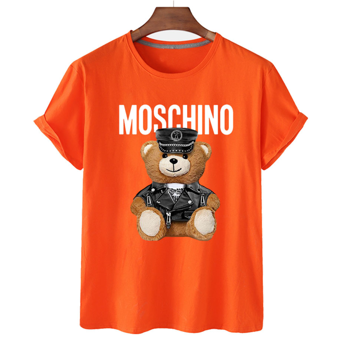 Moschino T-shirt Bear Printed Short-Sleeved T-shirt For Men And Women
