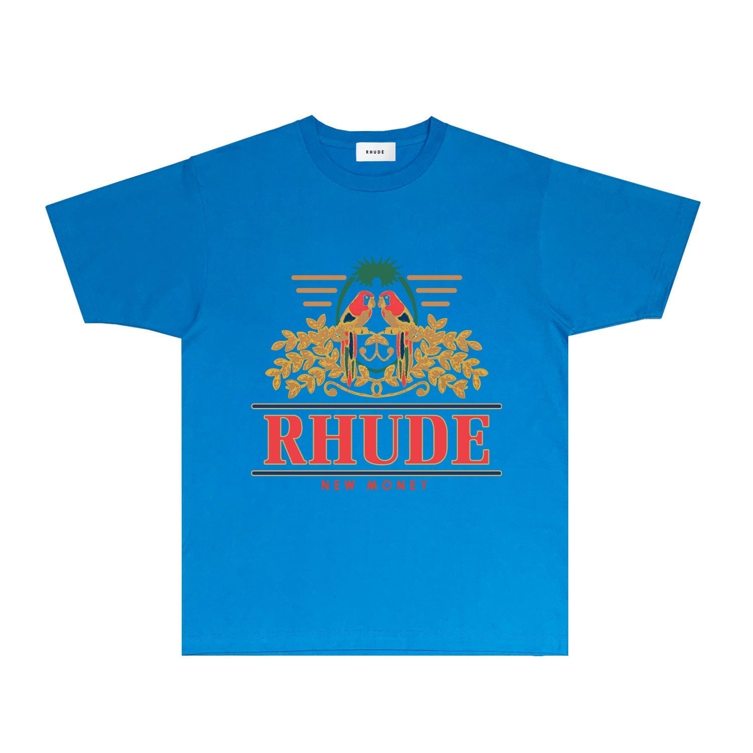 Rhude T-shirts Printed Trendy Pure Cotton