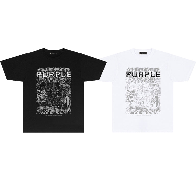 PURPLE  fashion T-shirt