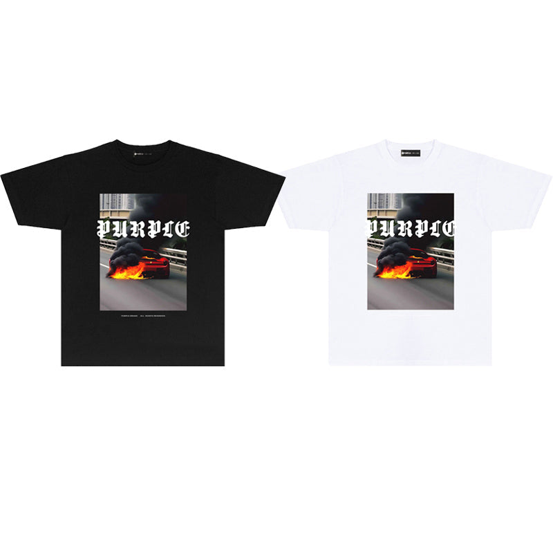 PURPLE  fashion T-shirt