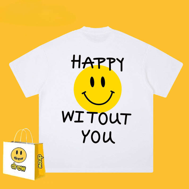 Drew T-shirts Smiley Happy Letters