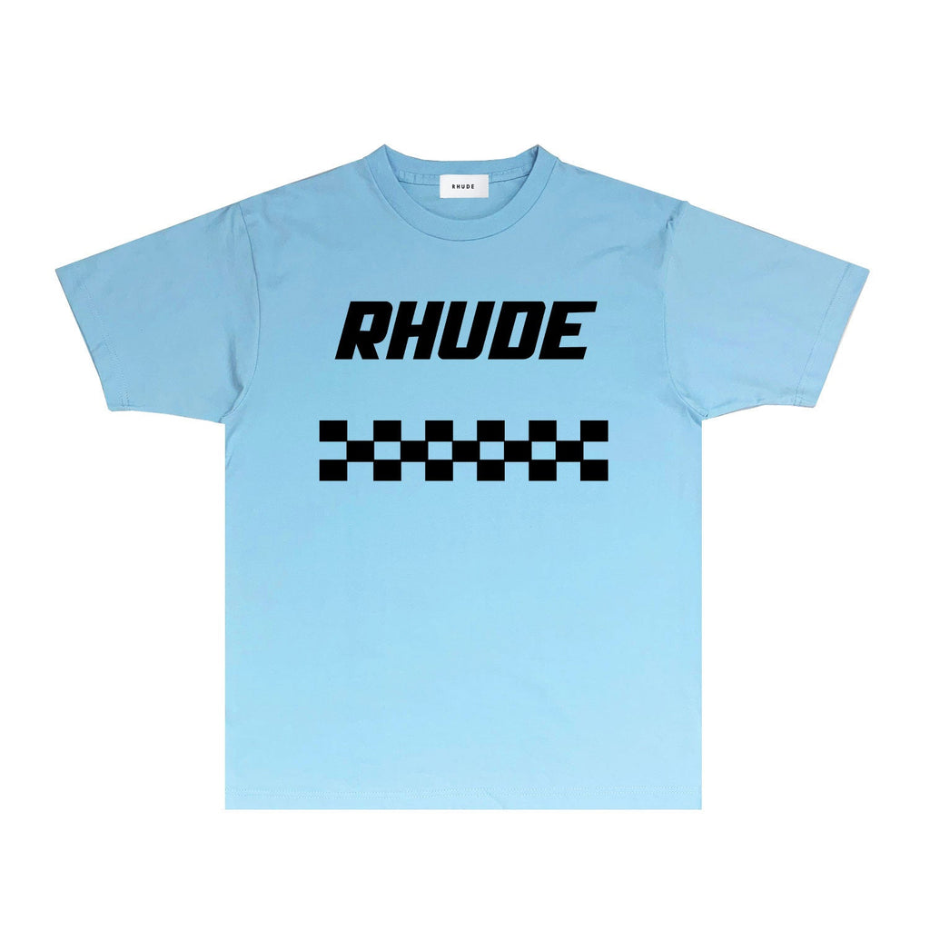 Rhude T-shirts Printed Trendy Pure Cotton