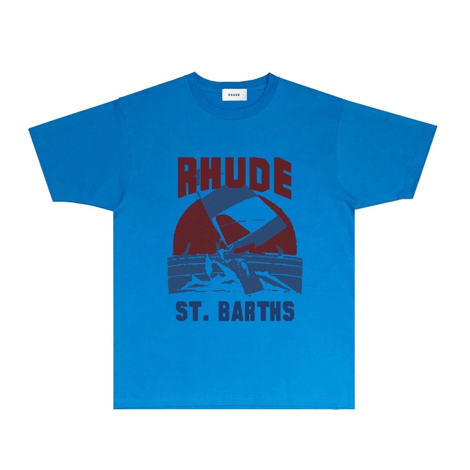 Rhude T-shirts Printed Trendy Pure Cotton