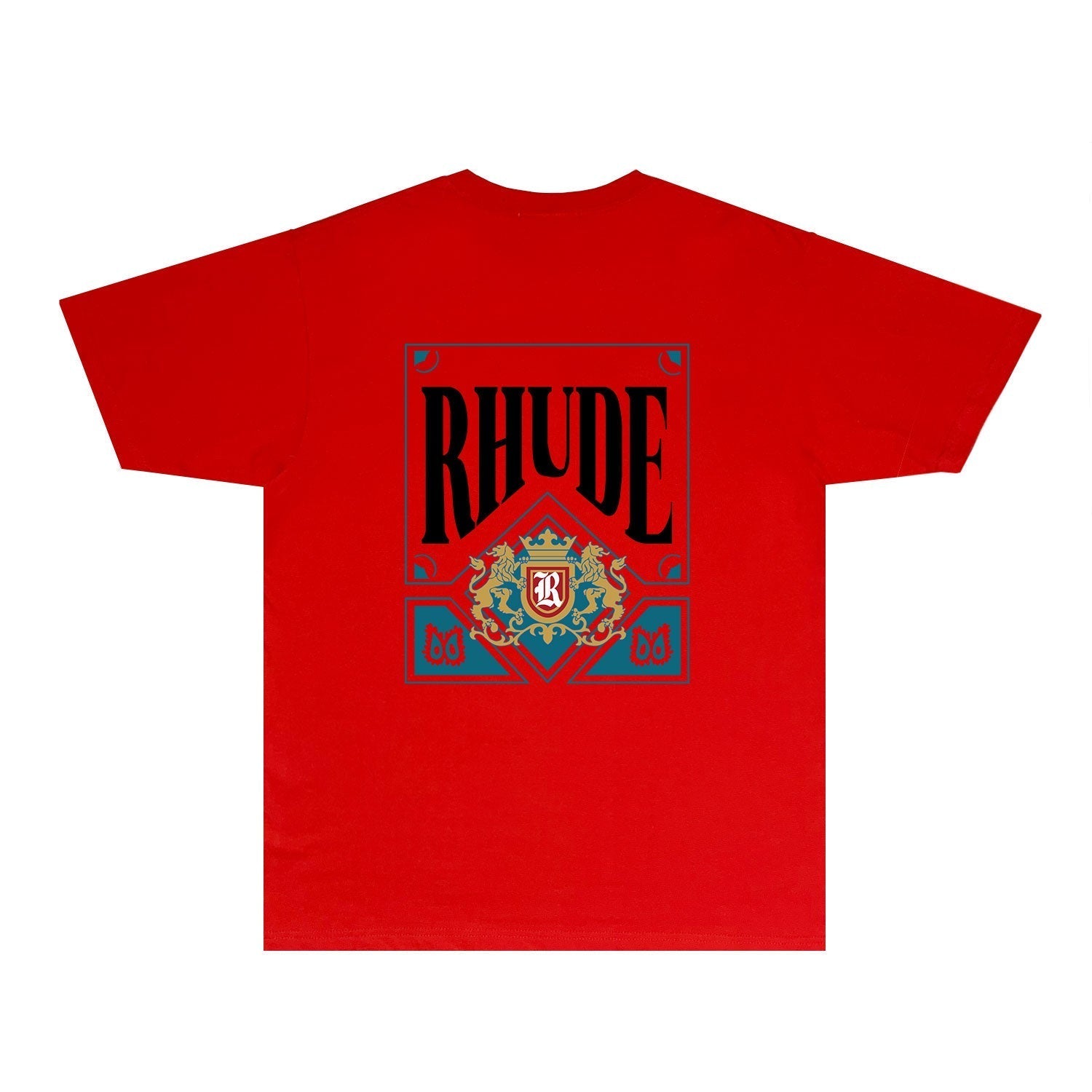 Rhude T-shirts Printed Trendy Pure Cotton