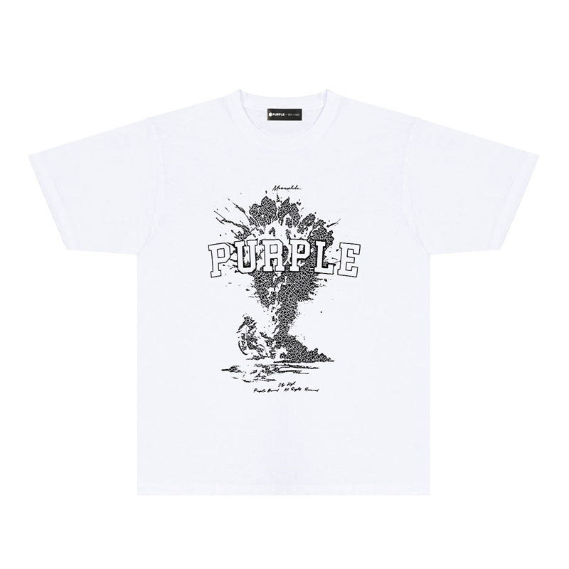 PURPLE  fashion T-shirt