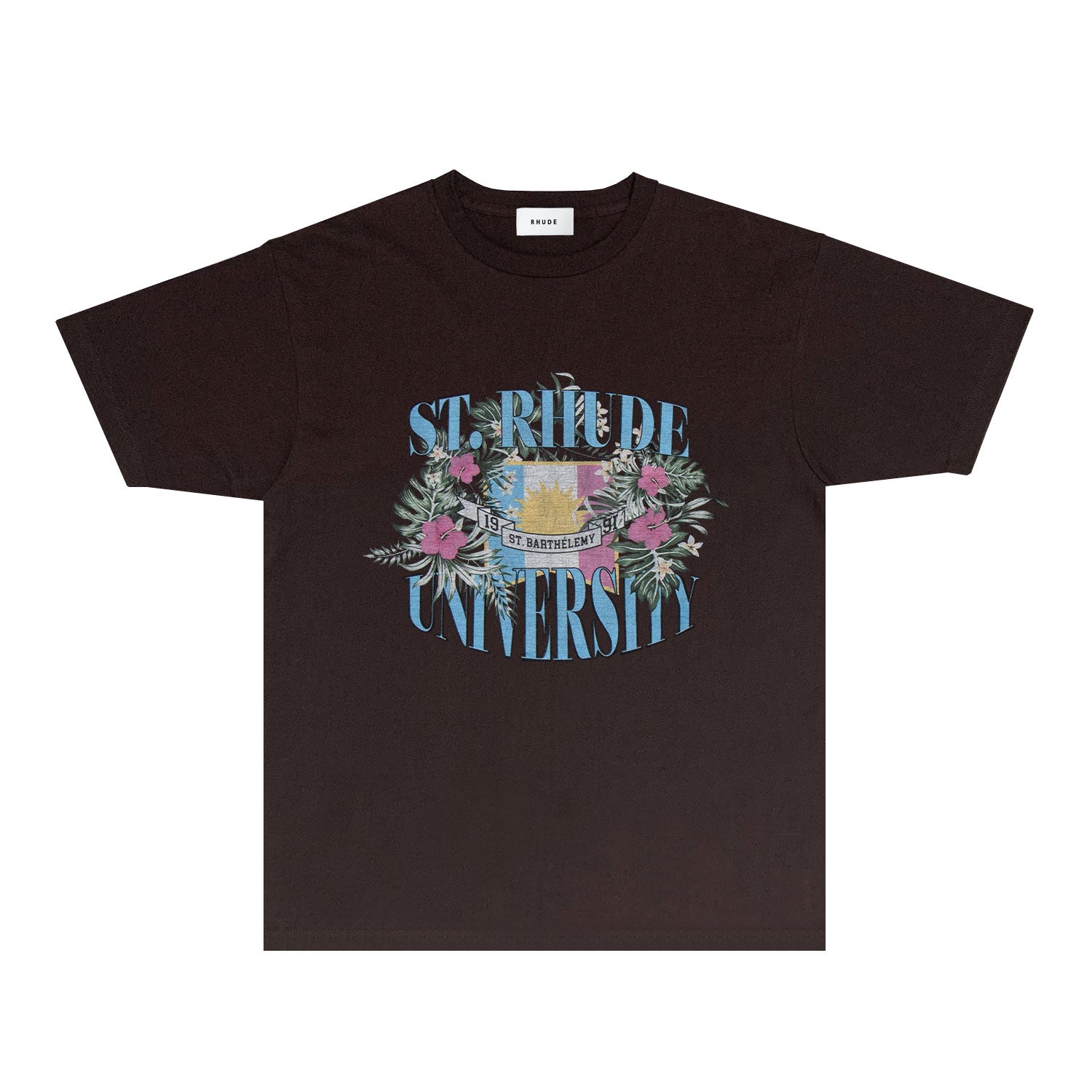 Rhude T-shirts Printed Trendy Pure Cotton