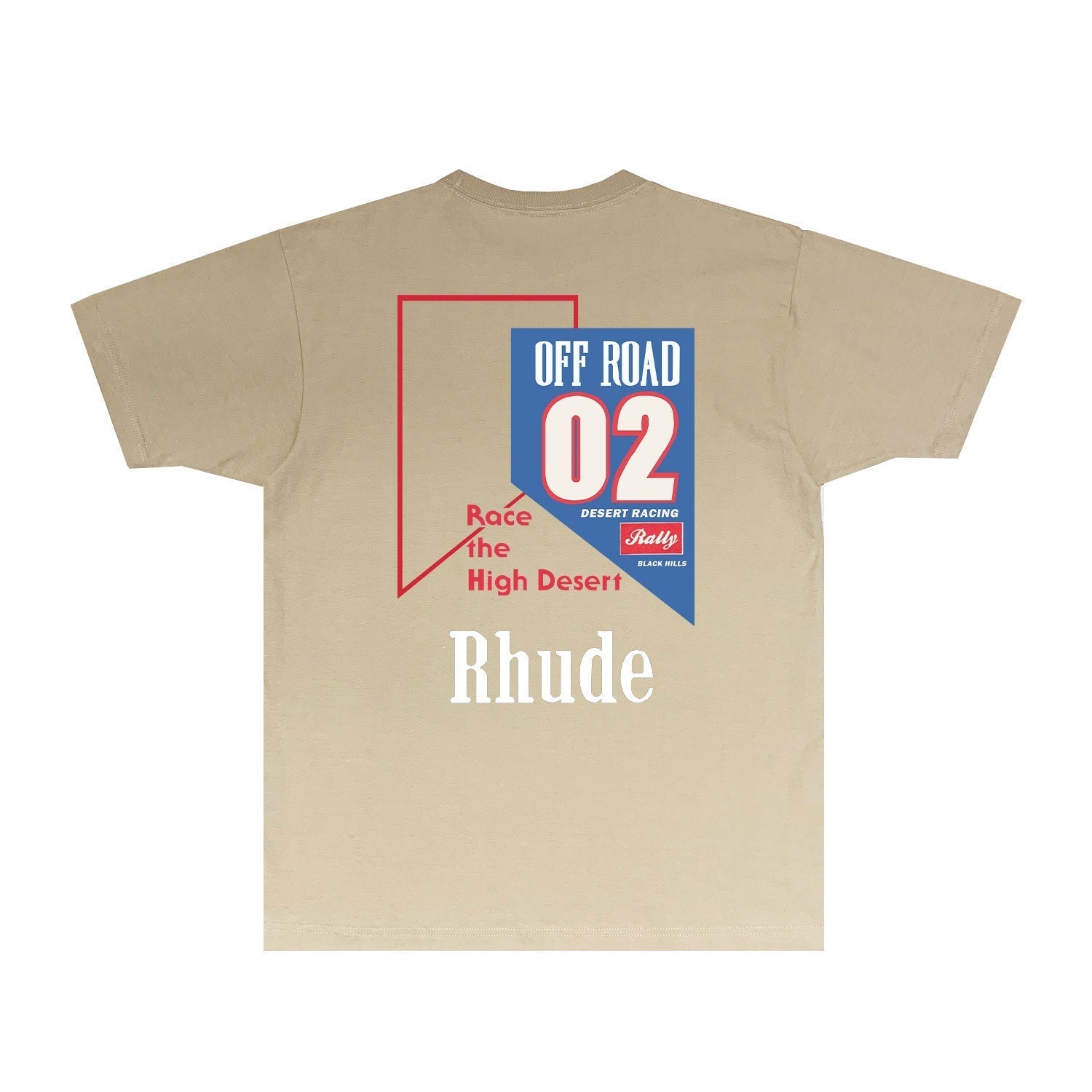 Rhude T-shirts Printed Trendy Pure Cotton