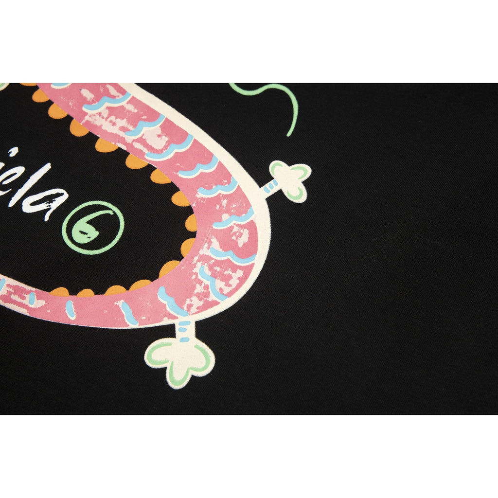 Maison Margiela T-shirt Dragon Print Crew Neck Loose Short Sleeve T-shirt