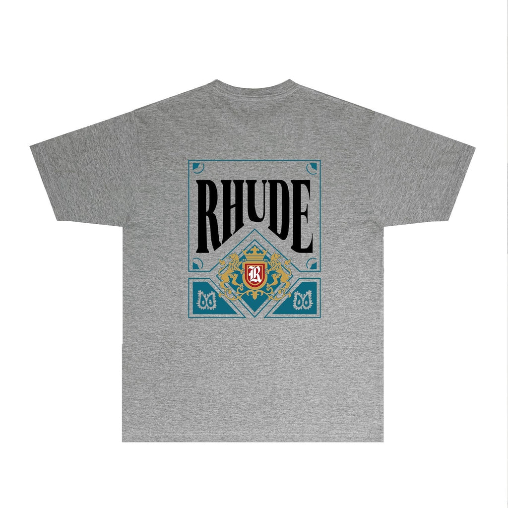 Rhude T-shirts Printed Trendy Pure Cotton