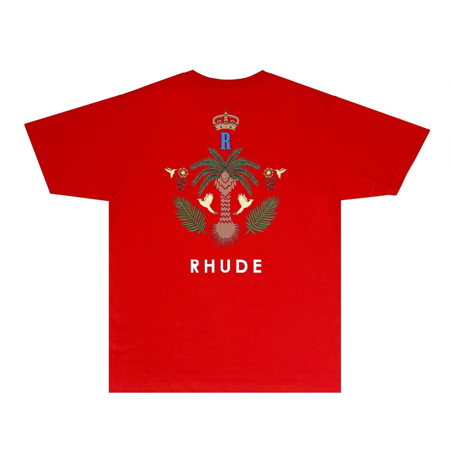 Rhude T-shirts Printed Trendy Pure Cotton