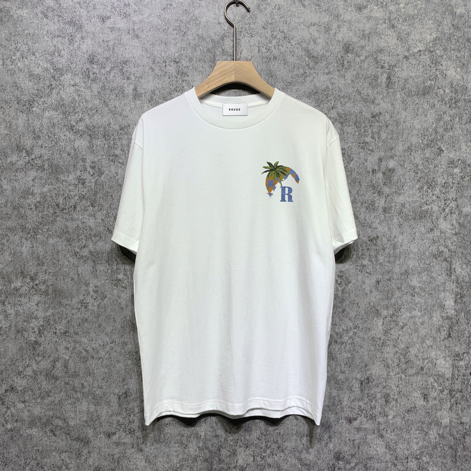 Rhude T-shirts Printed Trendy Pure Cotton