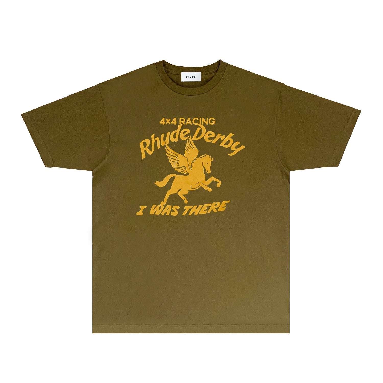 Rhude T-shirts Printed Trendy Pure Cotton