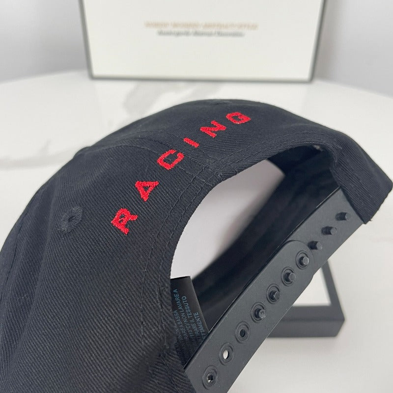 Palm Angels hats flame alphabet palm tree embroidered distressed baseball cap