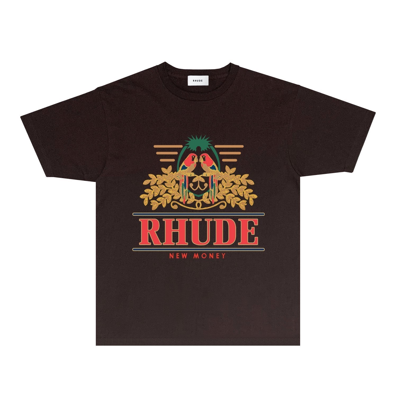 Rhude T-shirts Printed Trendy Pure Cotton