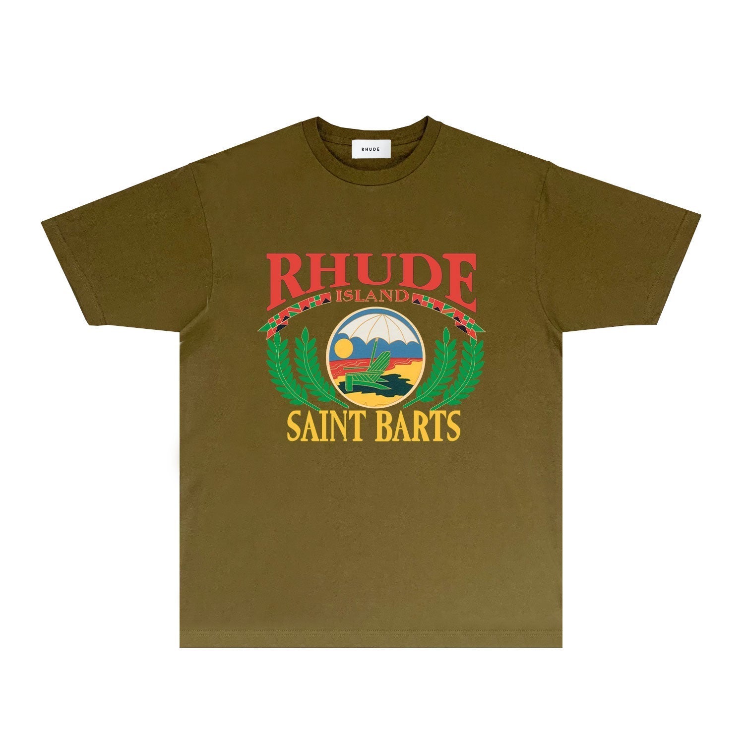 Rhude T-shirts Printed Trendy Pure Cotton