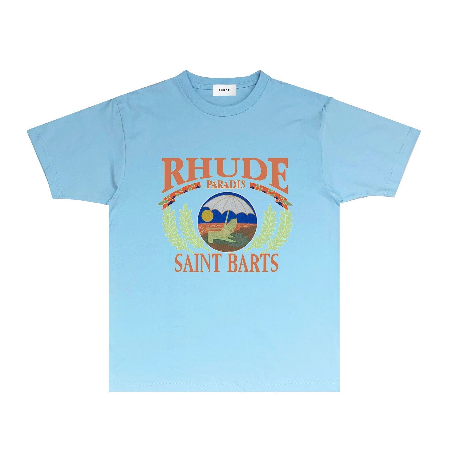 Rhude T-shirts Printed Trendy Pure Cotton