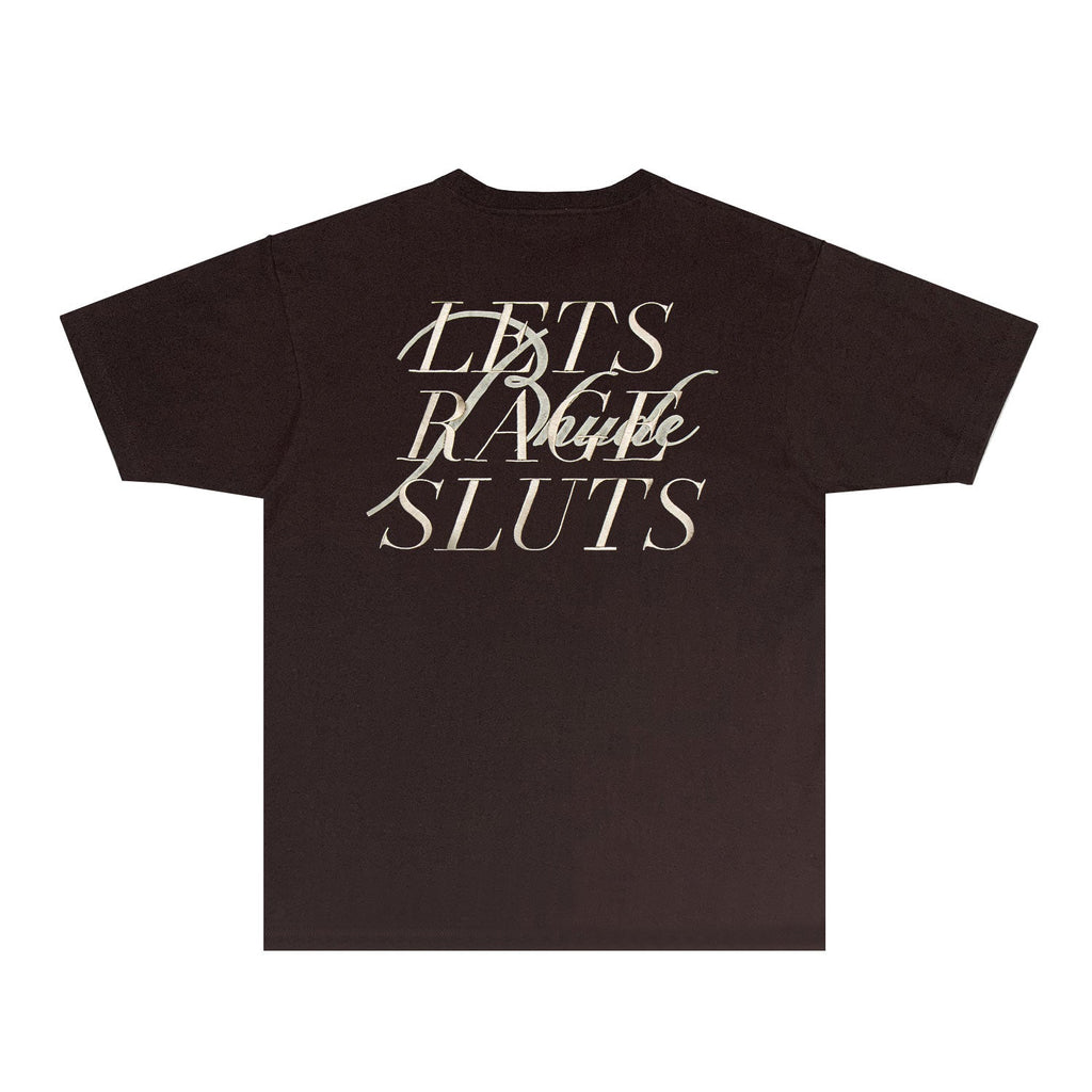 Rhude T-shirts Printed Trendy Pure Cotton