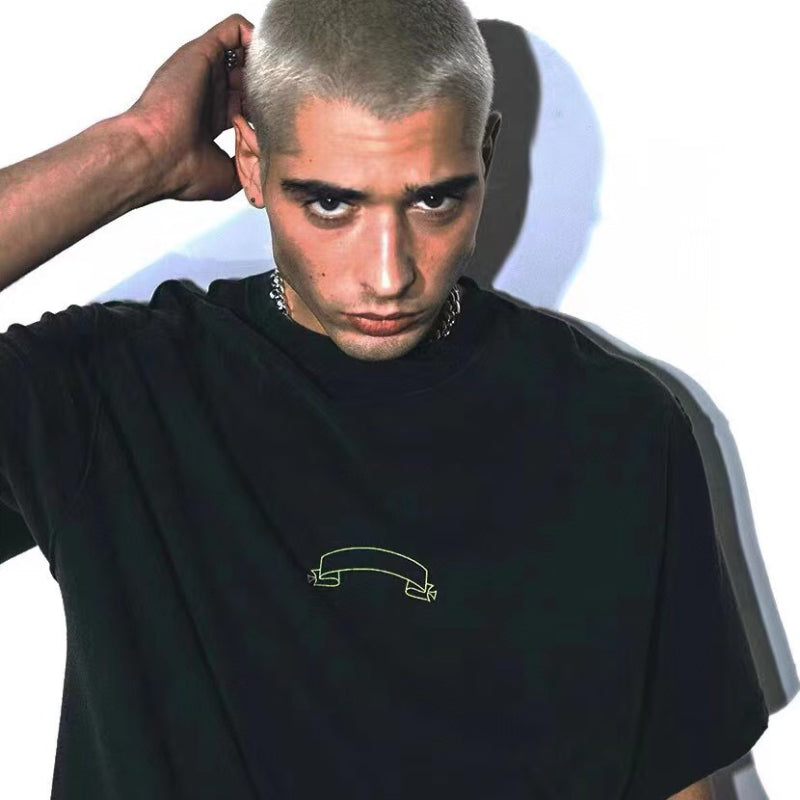 Askyurself T-shirts Loose Couple Short Sleeve T-shirt