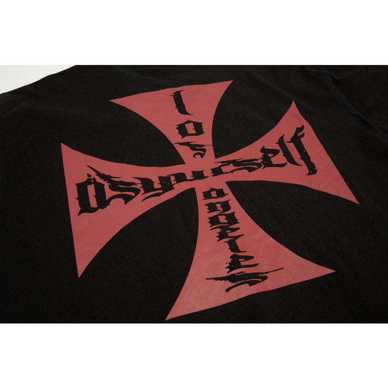 Askyurself T-shirts Sun Skull Cross Print Distressed VTG