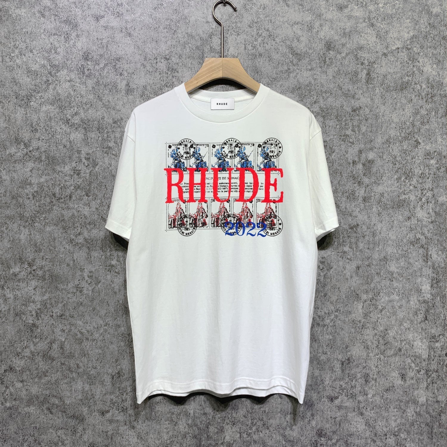Rhude T-shirts Printed Trendy Pure Cotton