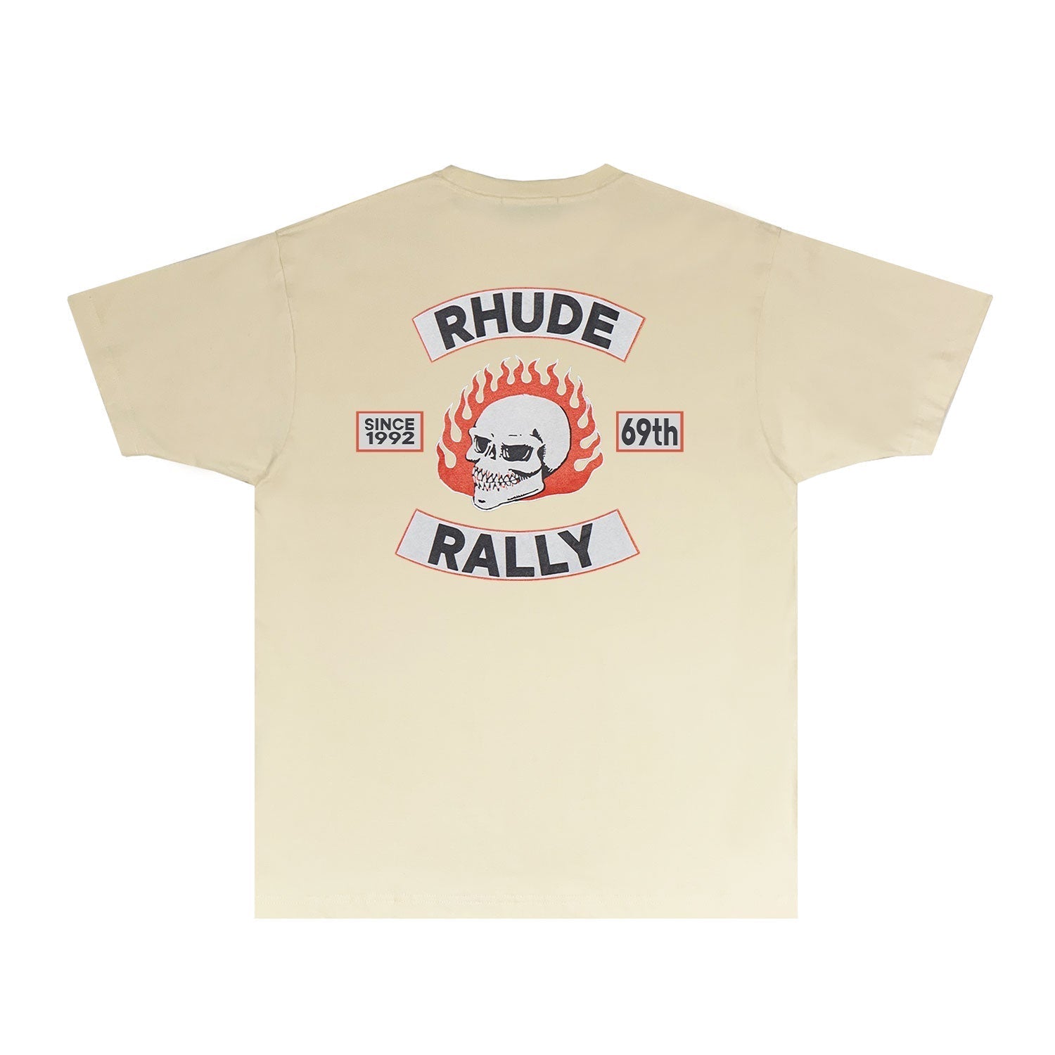 Rhude T-shirts Printed Trendy Pure Cotton