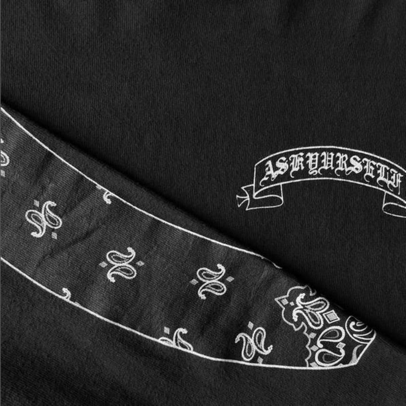 Askyurself T-shirts Printed Men's and Women's Long Sleeves T-shirt Loose