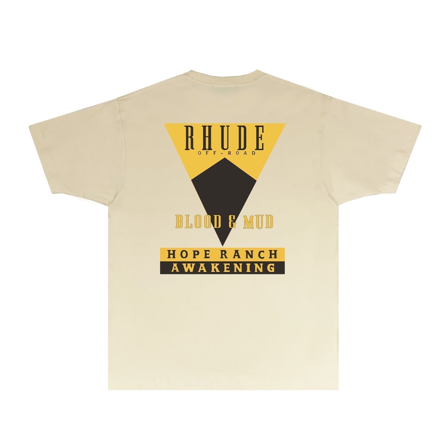 Rhude T-shirts Printed Trendy Pure Cotton