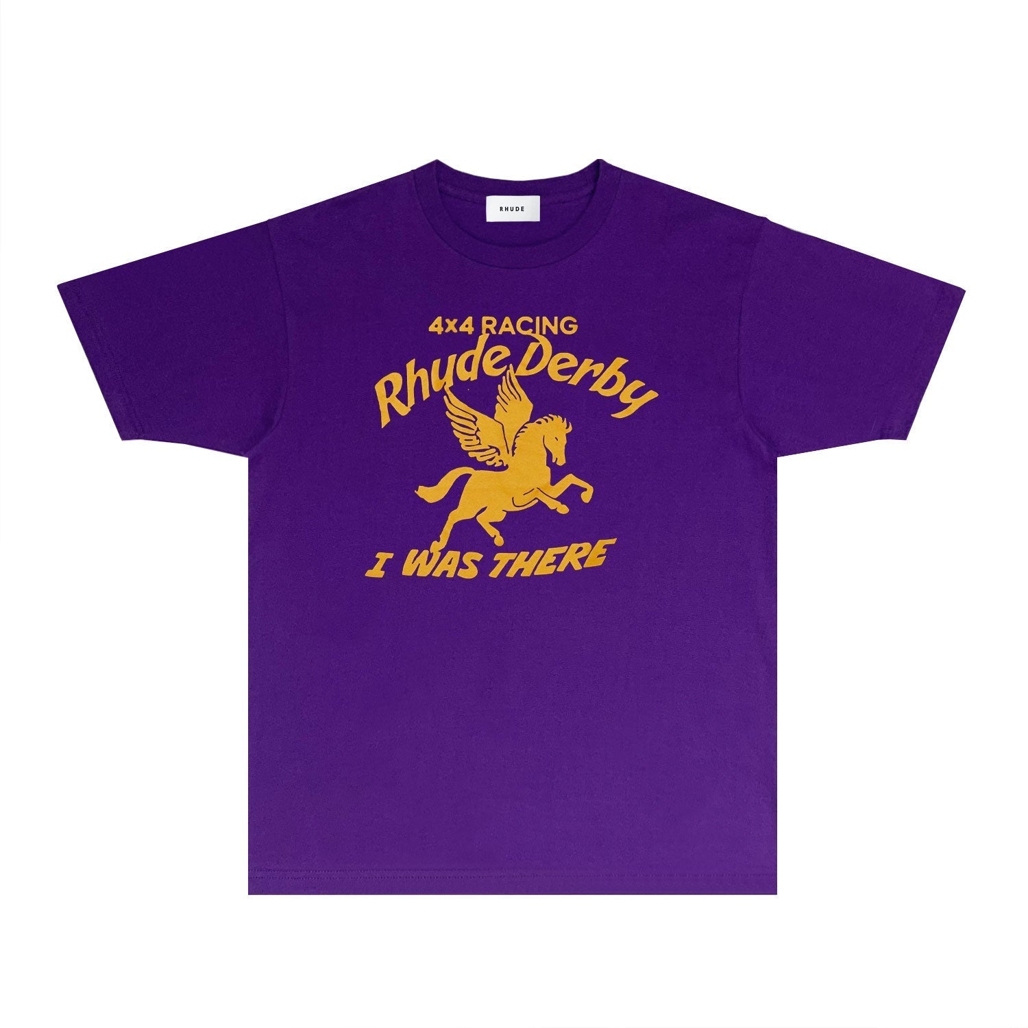 Rhude T-shirts Printed Trendy Pure Cotton