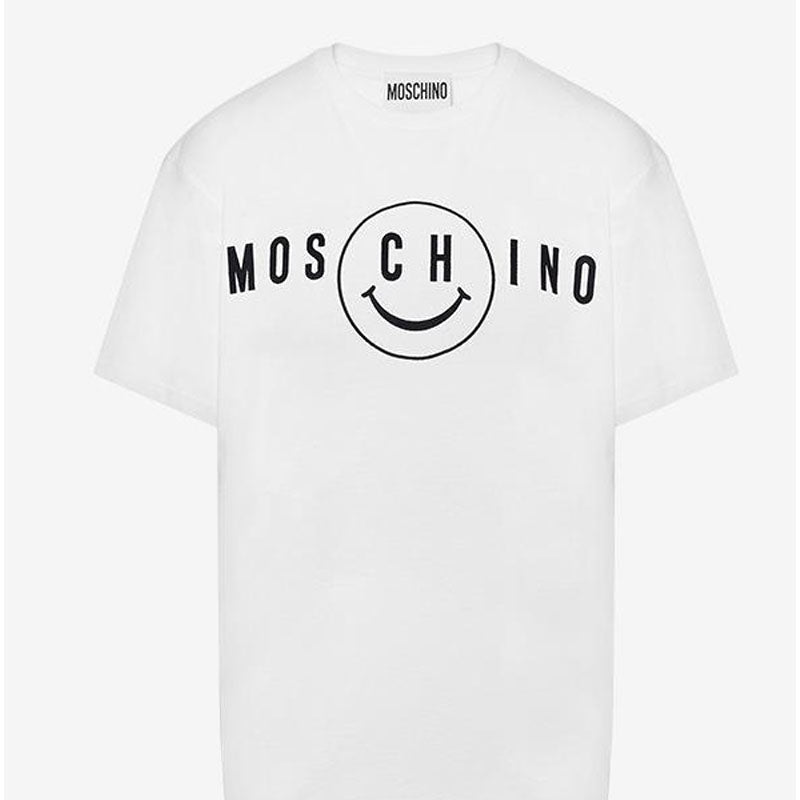 Moschino T-shirt Round Neck Bear T-shirt Short Sleeve Couple