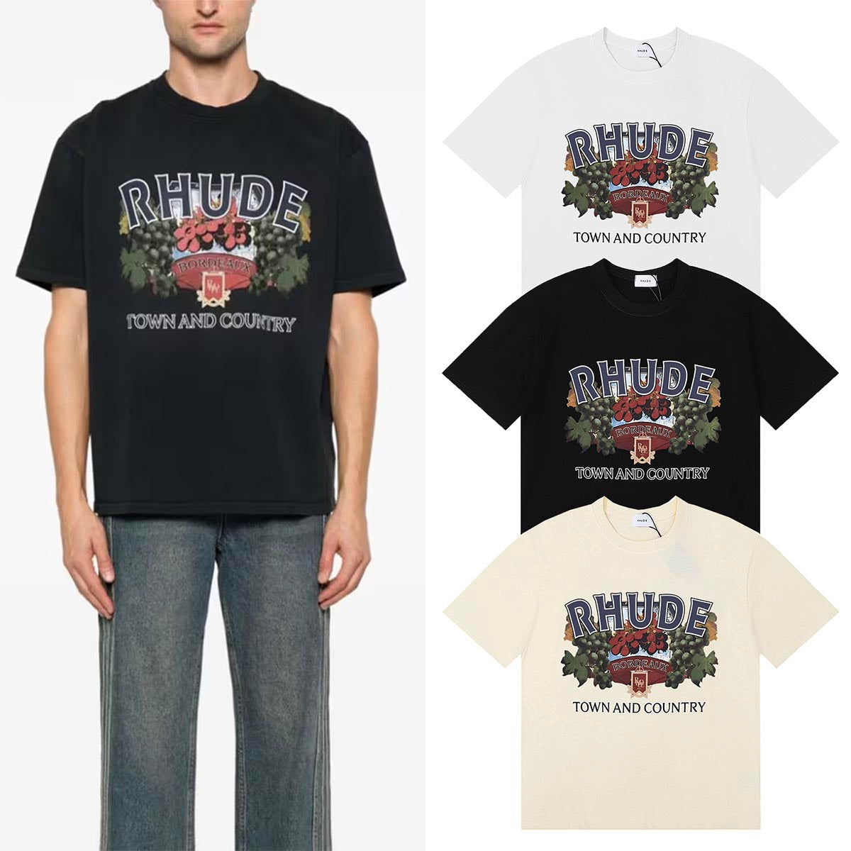 Rhude T-shirts Town And Country
