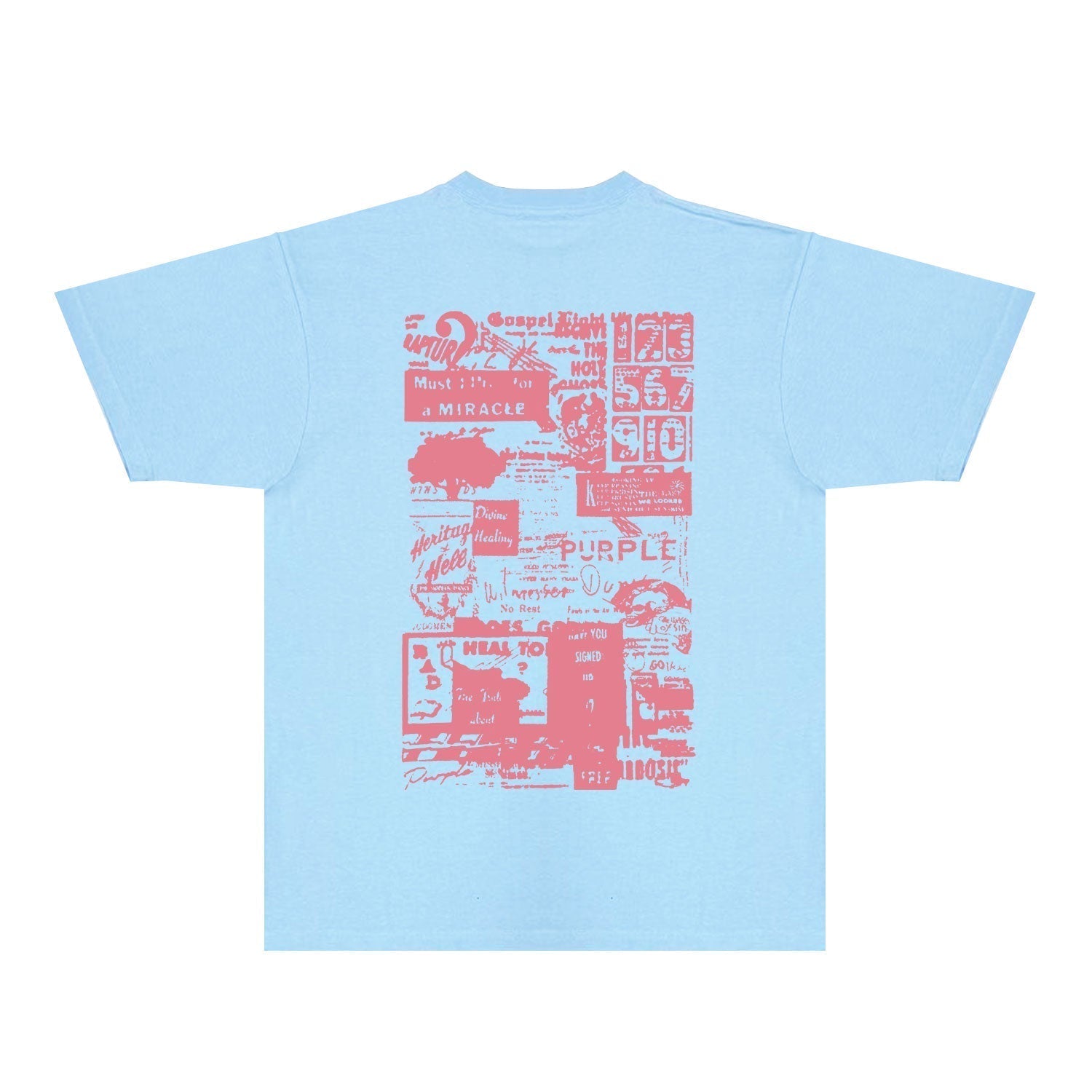 PURPLE  fashion T-shirt