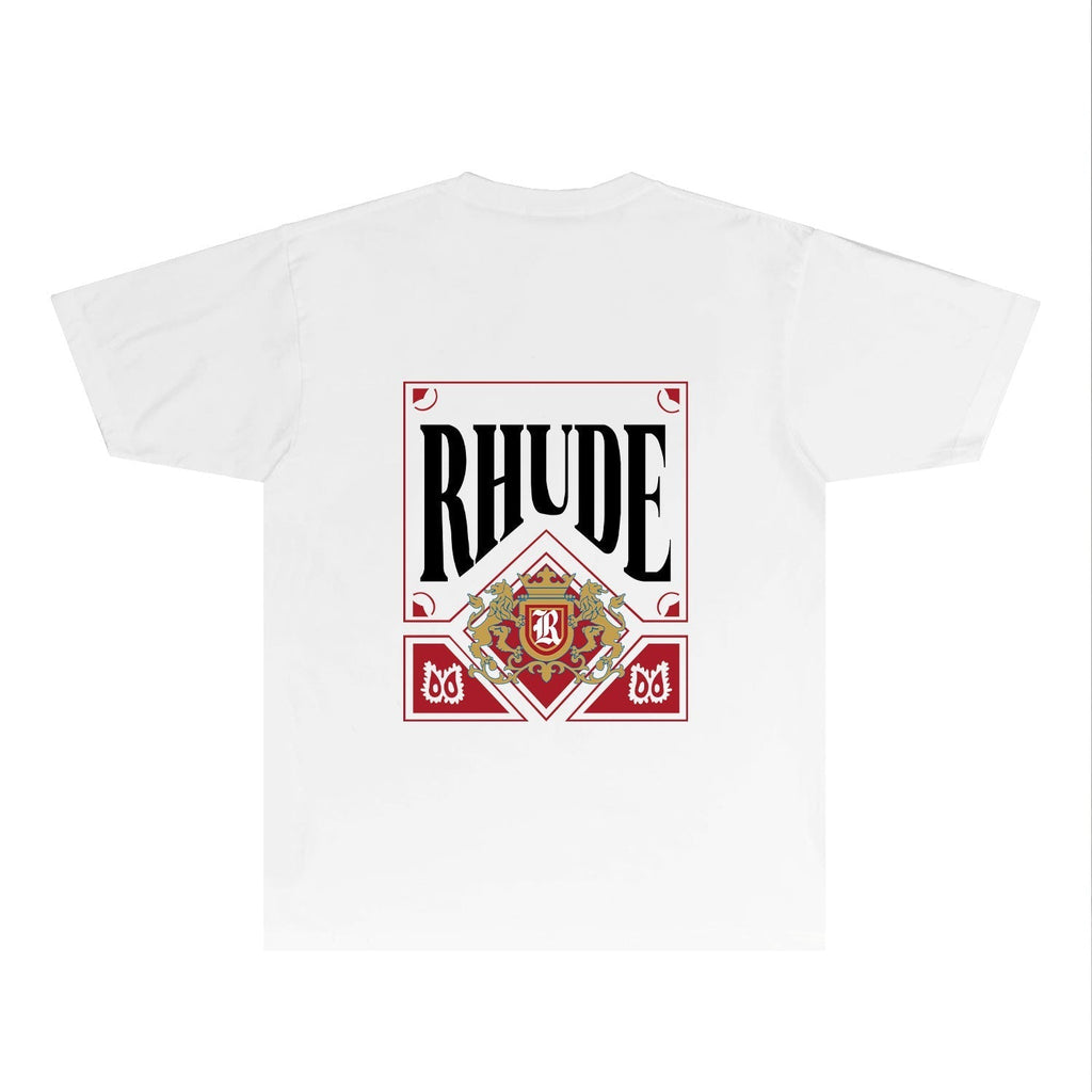 Rhude T-shirts Printed Trendy Pure Cotton