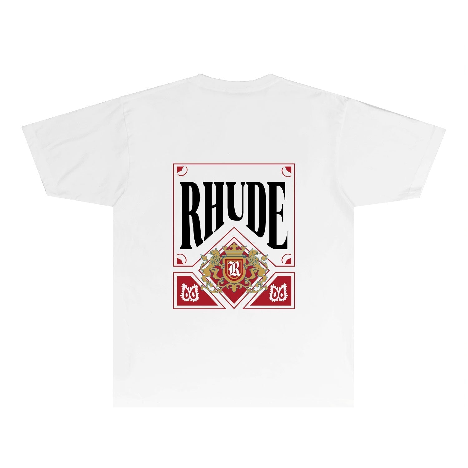 Rhude T-shirts Printed Trendy Pure Cotton