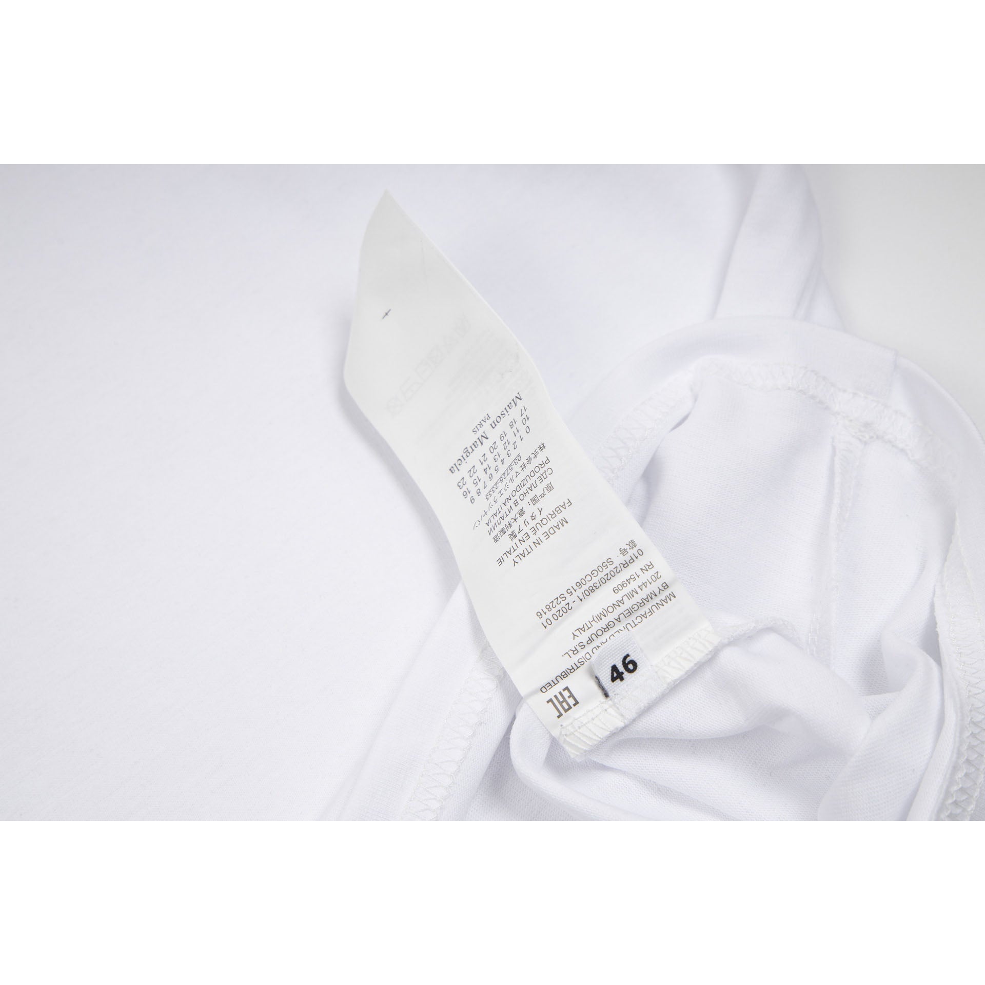 Maison Margiela T-shirt Crew Neck, Loose Short Sleeve T-shirt