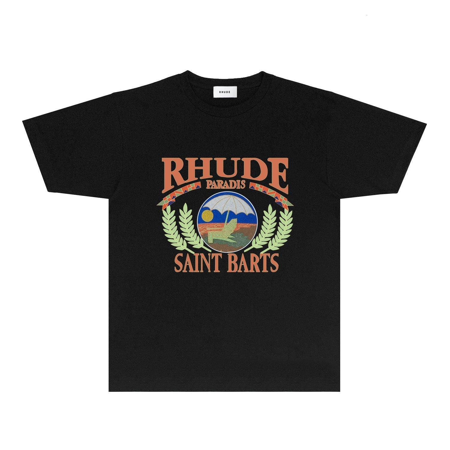 Rhude T-shirts Printed Trendy Pure Cotton