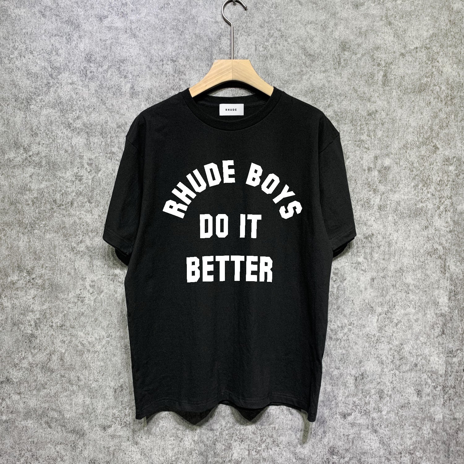 Rhude T-shirts Printed Trendy Pure Cotton