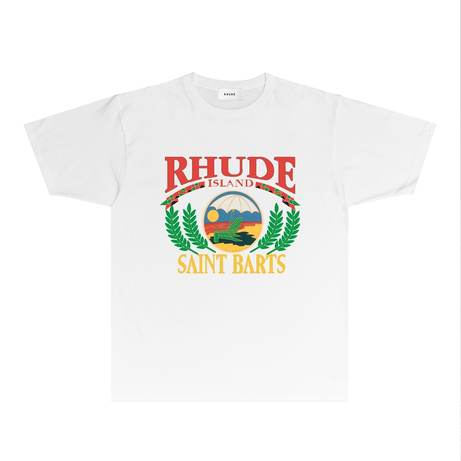 Rhude T-shirts Printed Trendy Pure Cotton