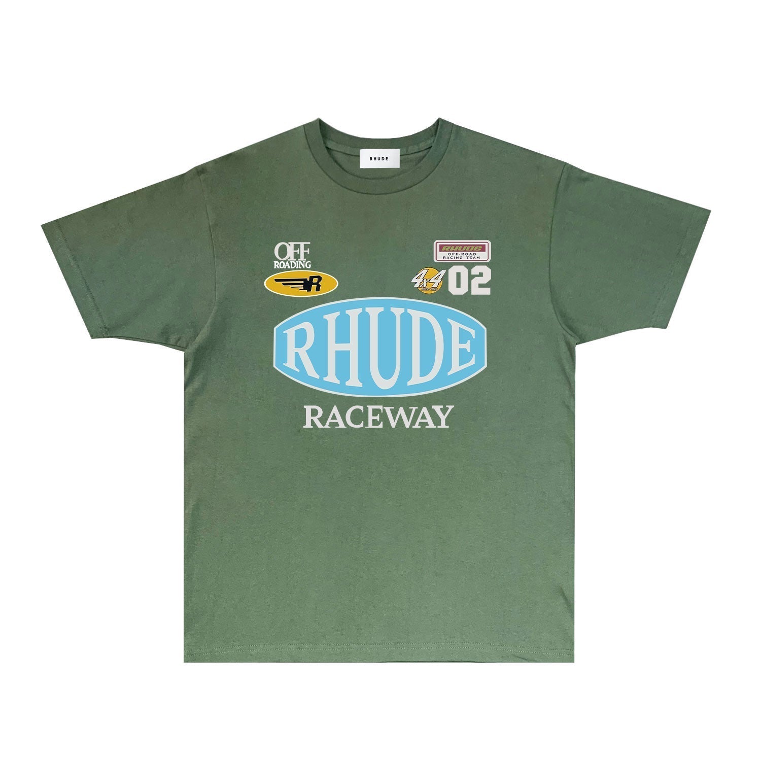 Rhude T-shirts Printed Trendy Pure Cotton