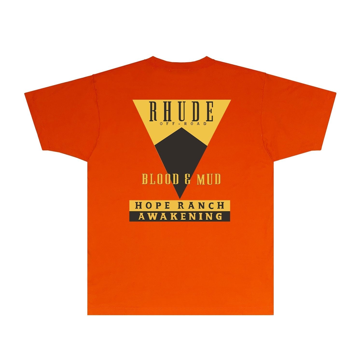 Rhude T-shirts Printed Trendy Pure Cotton