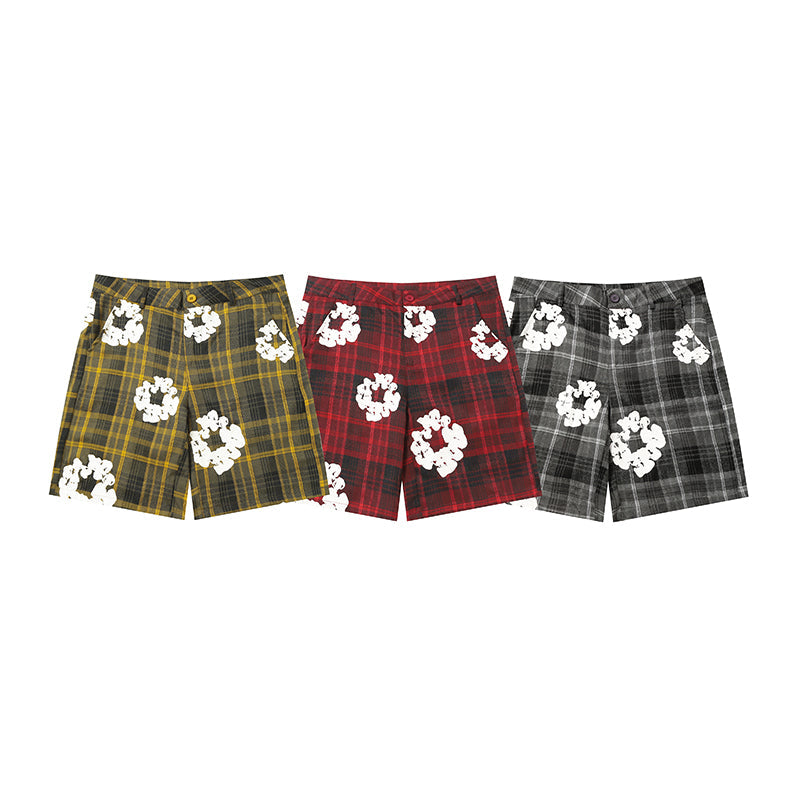 Denim Tears Shorts Kapok Plaid Shorts