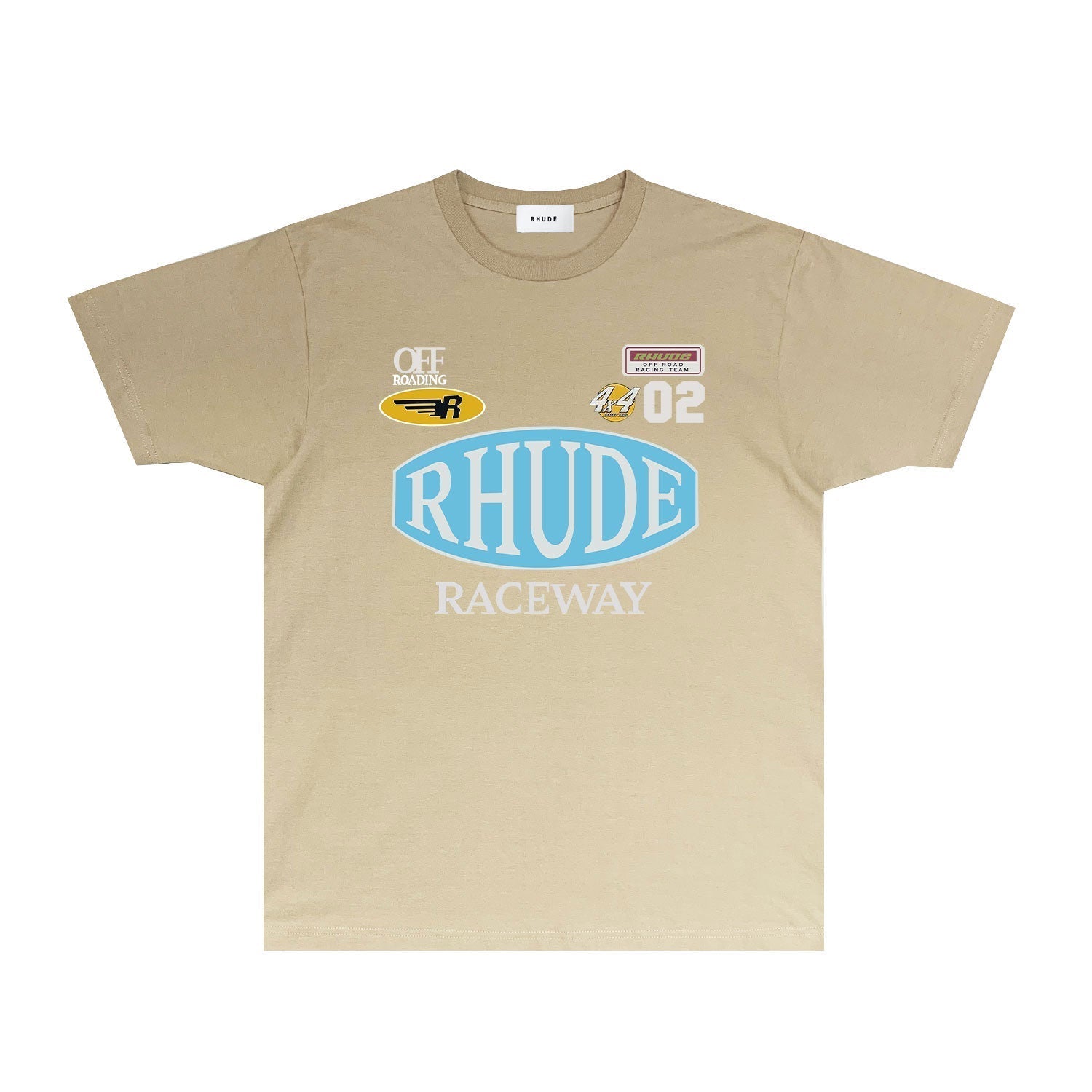 Rhude T-shirts Printed Trendy Pure Cotton