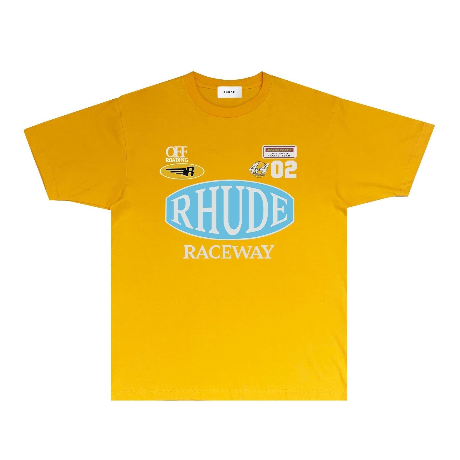 Rhude T-shirts Printed Trendy Pure Cotton